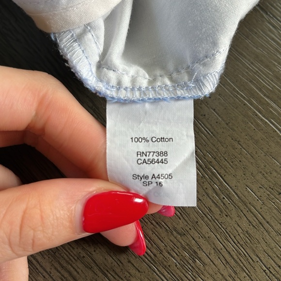 J.crew light blue cotton trouser shorts 0 | coastal granddaughter preppy travel - Picture 13 of 14